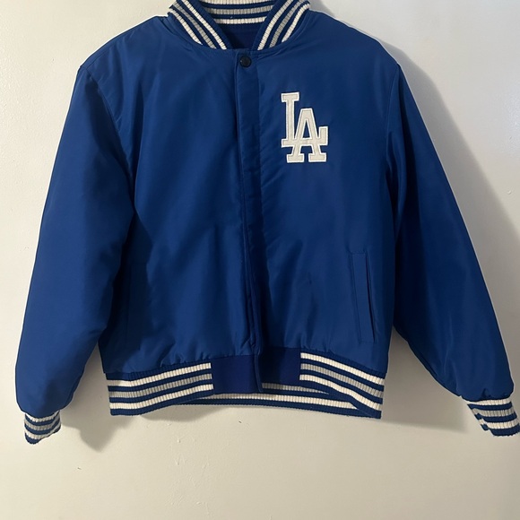 LA Dodger Blue and White Reversable Jacket - Picture 5 of 6